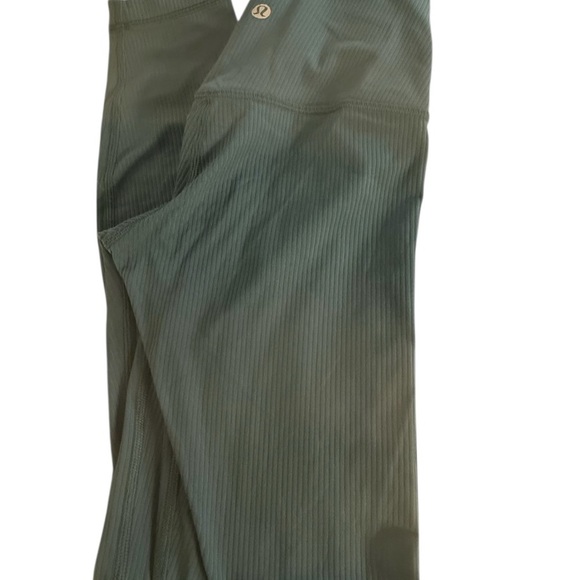 Lululemon Principal Dancer Golden Lining Tight *28" Armory Green 0 - Picture 1 of 5